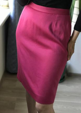 Винтажная шерстяная юбка guy laroche винтаж франция кутюр3 фото