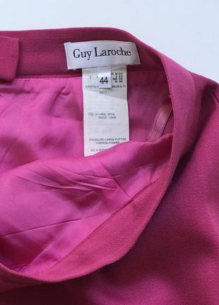 Винтажная шерстяная юбка guy laroche винтаж франция кутюр4 фото