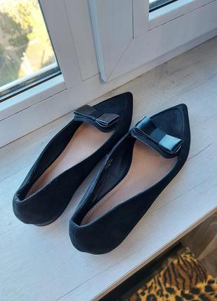 Очень красивые, новые, туфельки с бантиком р.37-37,5-38 asos 2