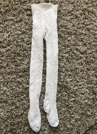 Нарядні білі колготи mothercare 98 зростання