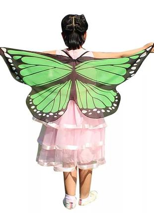 Крылья бабочки детские зеленые