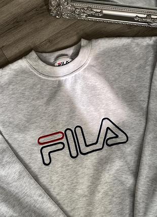 Свитшот кофта fila на флисе