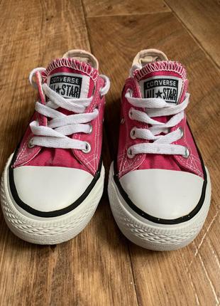 Кеды converse розовые на девочку1 фото