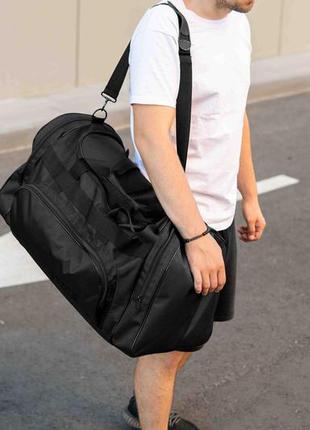 Чоловіча спортивна сумка дорожня nike biz для тренувань на 60 літрів4 фото