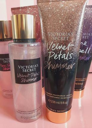 Мист и лосьон с шиммером velvet petals