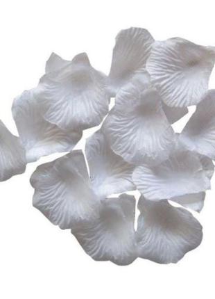 Белые лепестки роз 200шт.2 фото