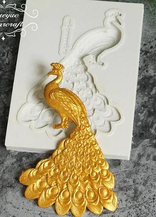 Молд кондитерский "павлин" - 8*5,5см, силикон