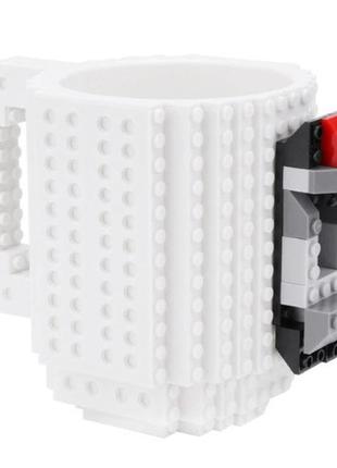 Дитяча біла чашка "lego" - 350мл (не оригінал)