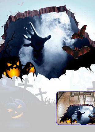 Наклейки halloween - розмір наклейки 45*60см, клеїти можна куди завгодно на підлогу, на стіни1 фото