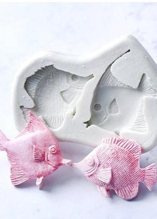 Молд кондитерський силіконовий "рибки" - розмір молдовського 8*6см