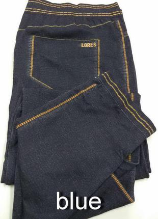 Жіночі лосини "lores panta jeans" 90den, сині - розмір 1/2(на ріст 152-164см, стегна 96-112см, італія