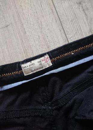 Вельветовые зауженные джинсы брюки зара zara boys 11-12 лет 152 см6 фото