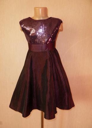 Нарядное платье на 6 лет от tu с пайетками