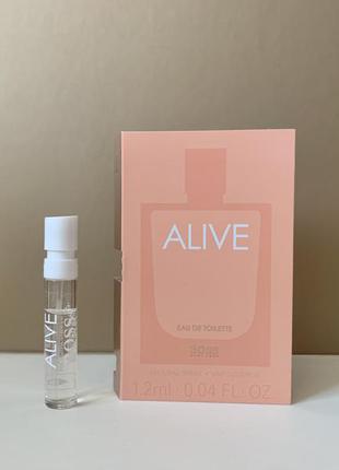 Hugo boss boss alive eau de toilette туалетная вода пробник1 фото