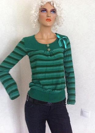 Зеленый джемпер! 100% cotton! 3