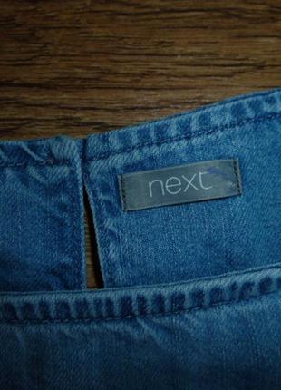 Next джинсовое платье некст на 10 лет рост 140 см8 фото