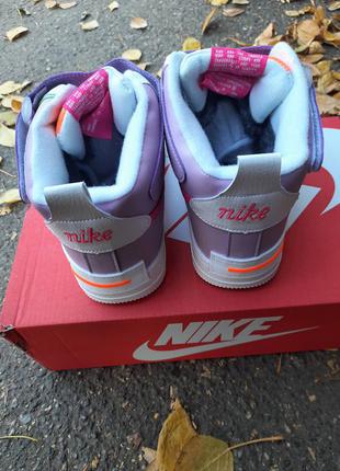 Жіночі зимові кросівки nike air force 1 shadow2 фото