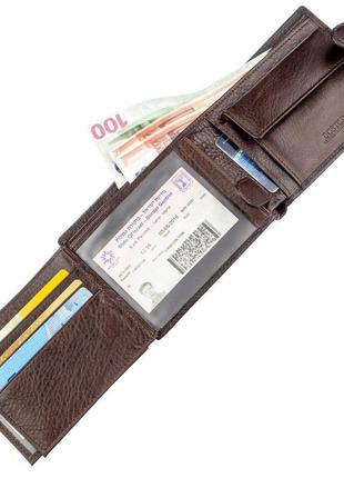 Чоловічий гаманець boston 18819 коричневий, коричневий5 фото