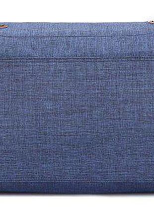 Дорожная сумка текстильная vintage 20075 синяя10 фото