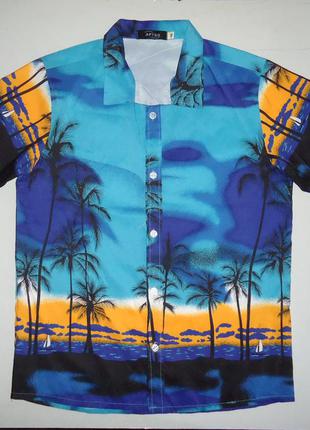 Рубашка  гавайская aptro гавайка (xl)1 фото