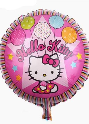 Повітряна кулька "hello kitty" - 40см (без гелію)