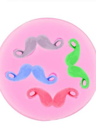 Силіконовий молд "вуса" - 4,5 см