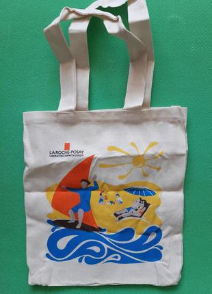 Пляжна сумка laroche-posay - розмір 35*30см, текстиль
