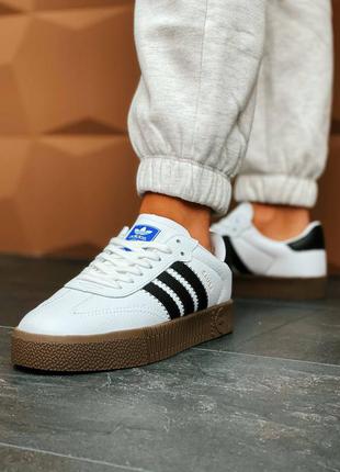 Кроссовки adidas originals sambarose7 фото