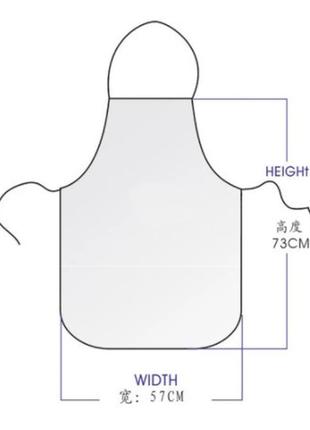 Фартух з приколом жінка в білизні - розмір 73*57см, поліестер, тканина щільна2 фото