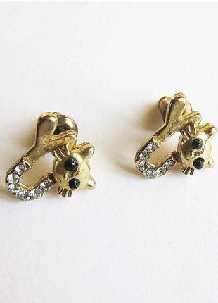 Сережки кішки, нові! арт.2263