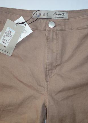 Бежеві джинси denim р. 6 (від 64-74, б.84-100, дл.100)