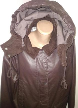 Евро 46р англ 18р большой размер куртка с пропиткой на дождь и холод per una5 фото