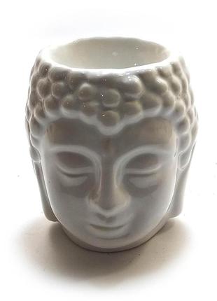 Аромалампа керамічна, біла, "будда" (7х7х8,5 см)