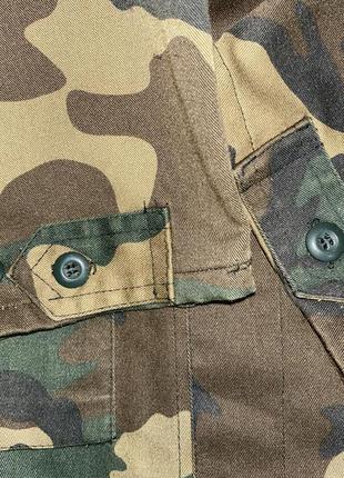 Камуфляжный военный жакет пиджак ветровка хаки5 фото