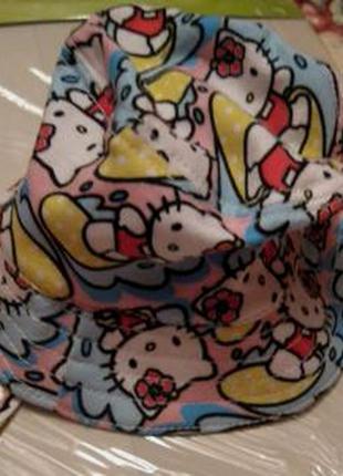 Панама шляпа kitty китти новая хлопок фирма h&m