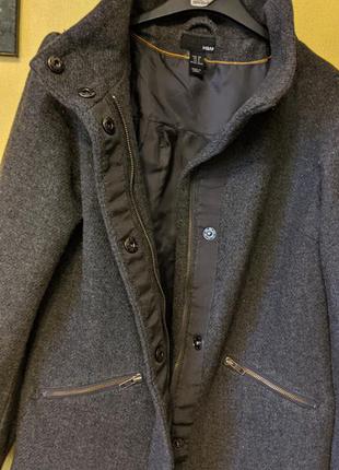Пальто h&m шерсть 6