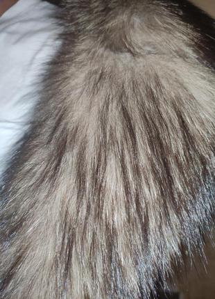 Натуральна жіноча дублянка з натуральним хутром м'яка шкіра7 фото
