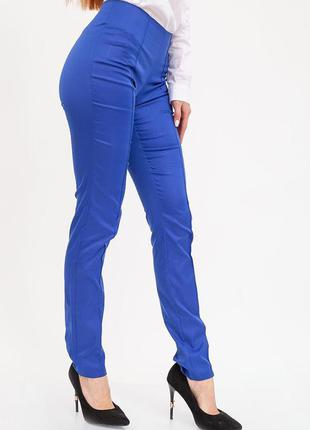 Офисные штаны брюки зауженные синий , бордо весна - s m5 фото