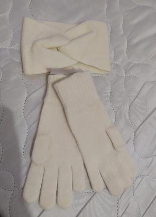 Набор повязка+перчатки1 фото