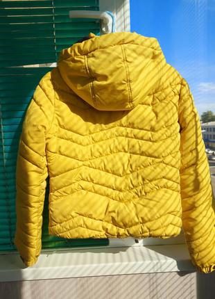 Куртка пуховик ярко желтого цвета primark2 фото