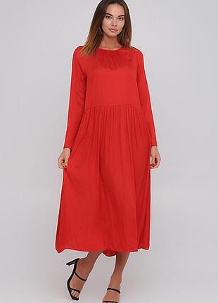 Оригинальное платье длиной до икры от бренда h&m 0928277001 разм. xs
