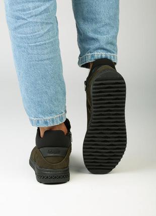 Мужские ботинки хаки "boost"6 фото