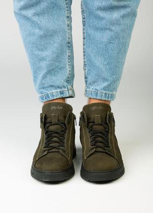 Мужские ботинки хаки "boost"4 фото