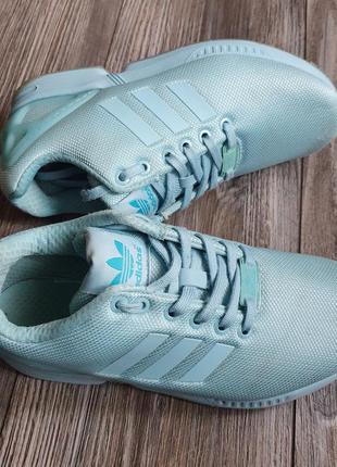 Кросівки блакитні adidas originals zx flux sneakers aq3100 37-38р3 фото