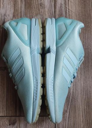 Кроссовки голубые adidas originals zx flux sneakers  aq3100 37-38р4 фото