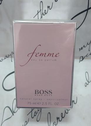 Hugo boss femme 75мл жіноча парфумована вода.