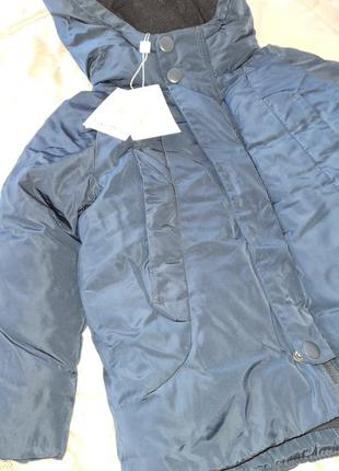Теплая куртка на флисе 12-18 м2 фото