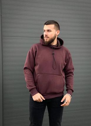 Мужской худи на флисе