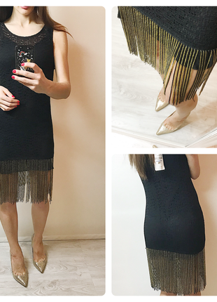 Платье zara с бисером