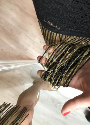 Платье zara с бисером 3